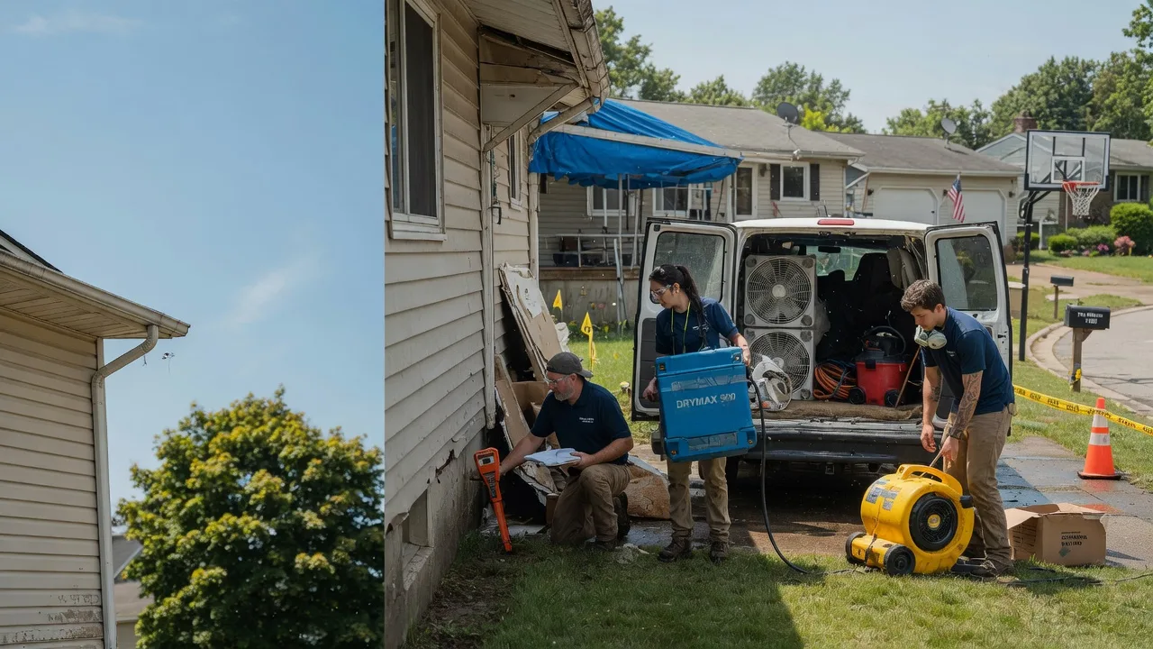 Ceiling Leak Cleanup in Antioch, IL near me