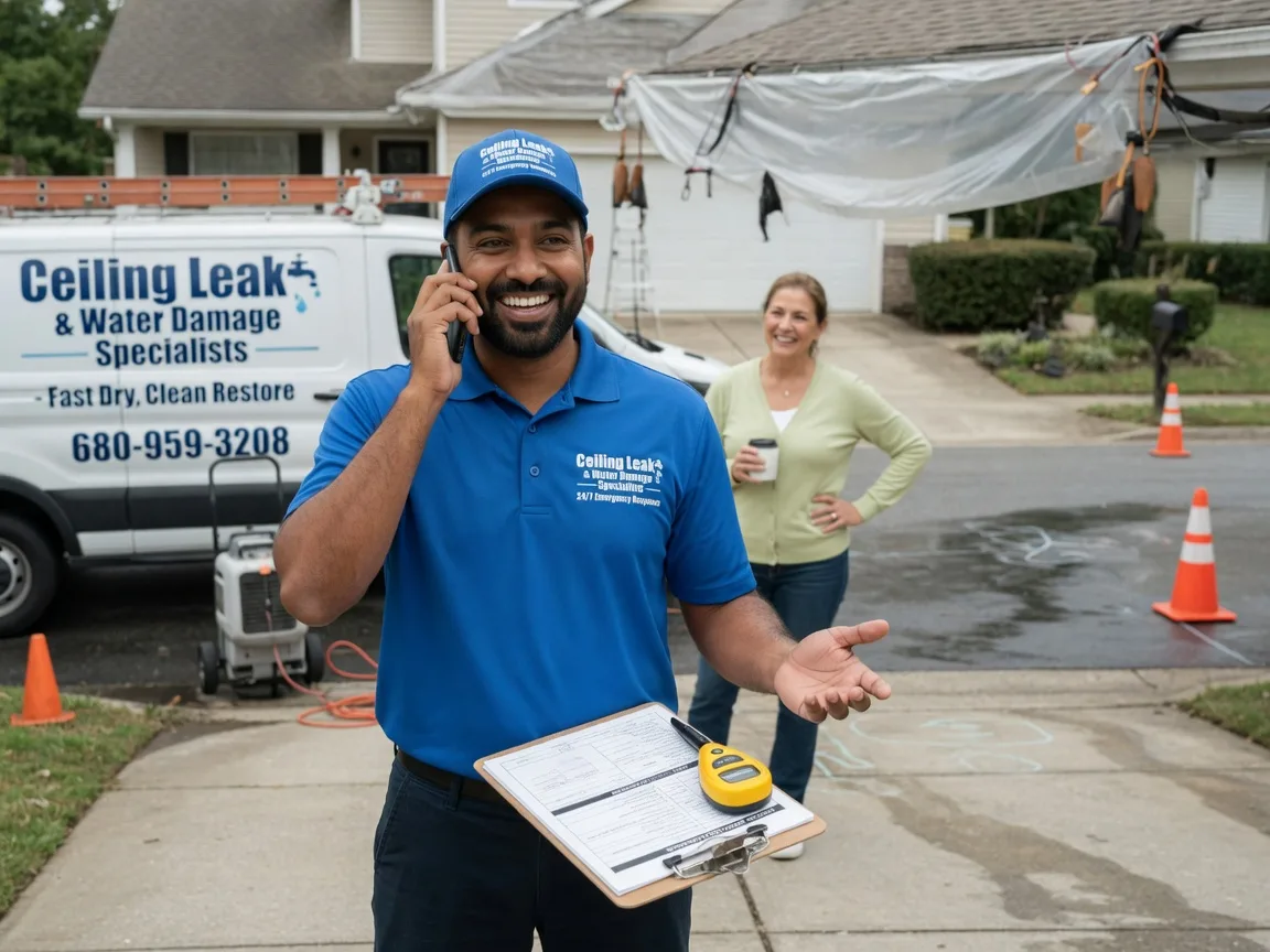 Ceiling Leak Cleanup Antioch, IL FAQs